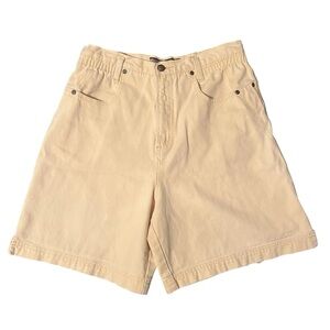 Vintage Gloria Vanderbilt Signature Label Yellow Shorts Size 8